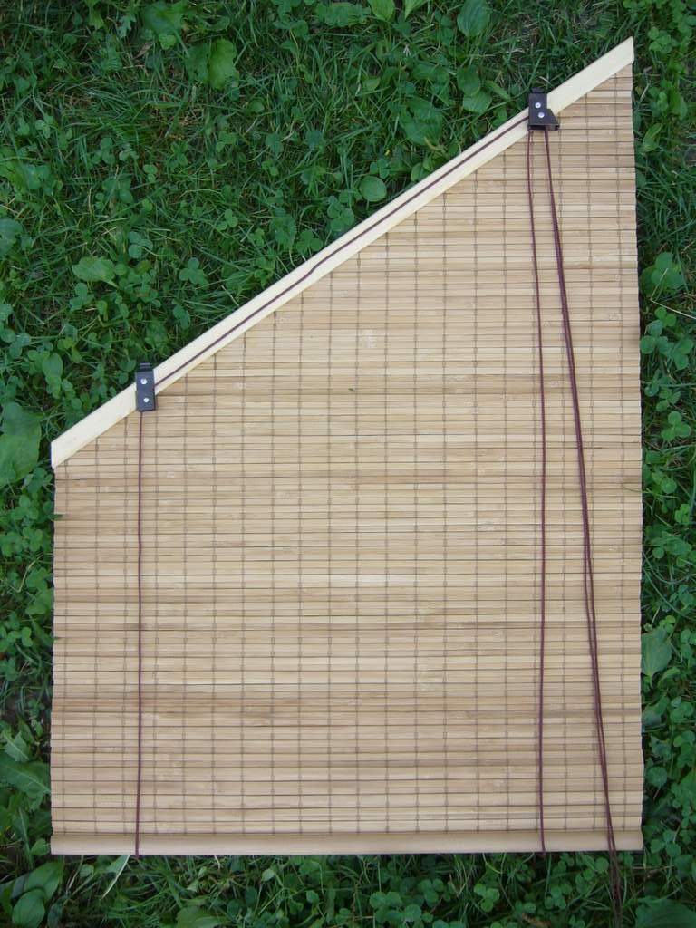 bamboo roll-up blinds