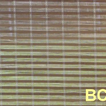 Bamboo blinds in backlit