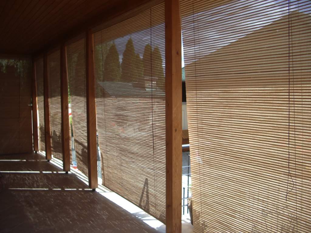 bamboo roman blinds